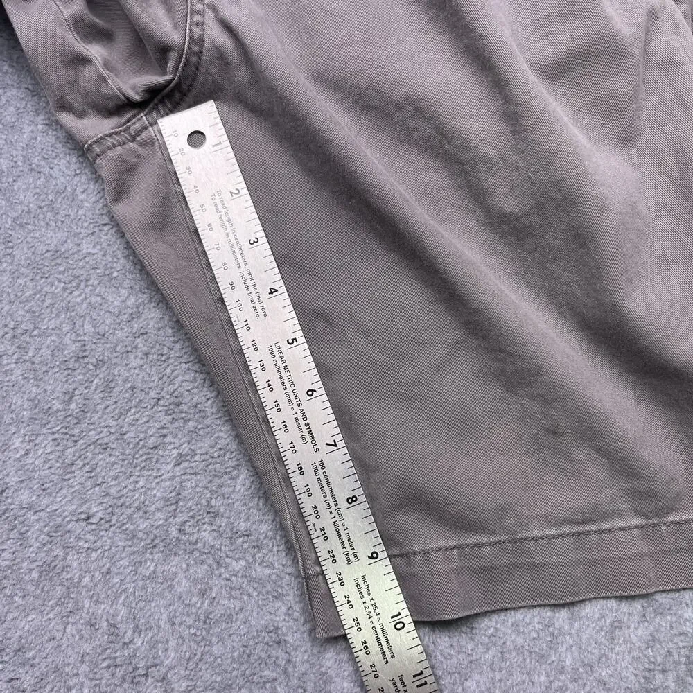 Tommy Bahama Chino Shorts Mens 33 Gray Classic Stretch